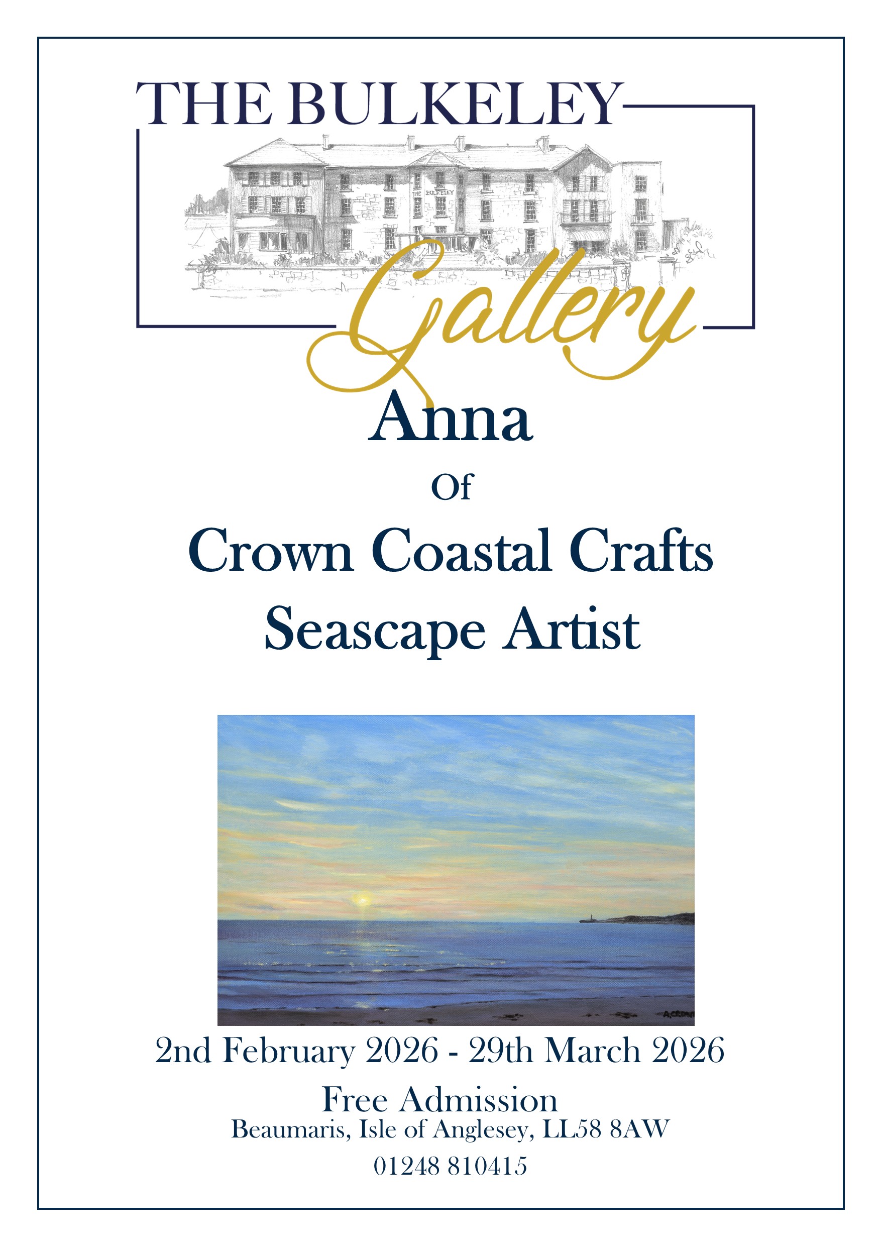 Anna Crown 6th dec - 22nd feb